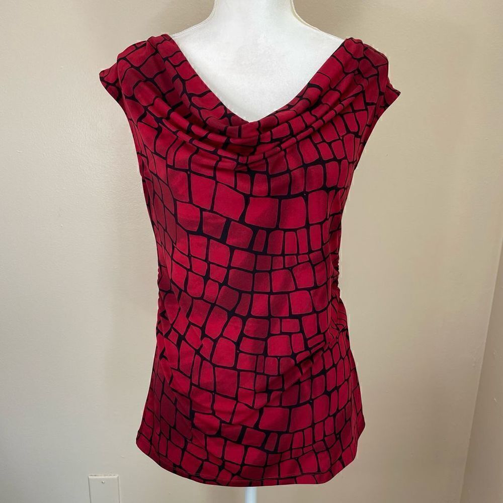Kenneth Cole| Small | Sleeveless top| Drape front